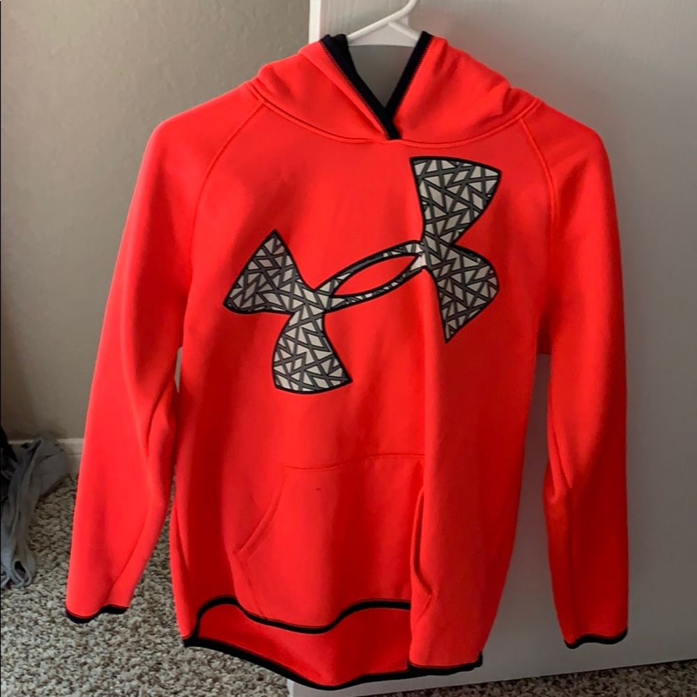 Under Armour neon pink/orange sweatshirt!